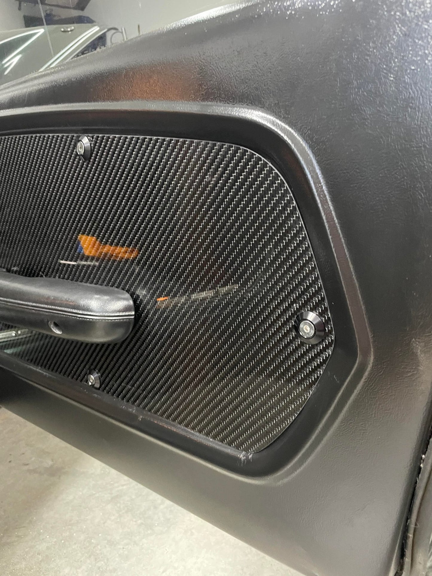 67 - 68 Mustang Carbon Fiber Door Cards (Pair)