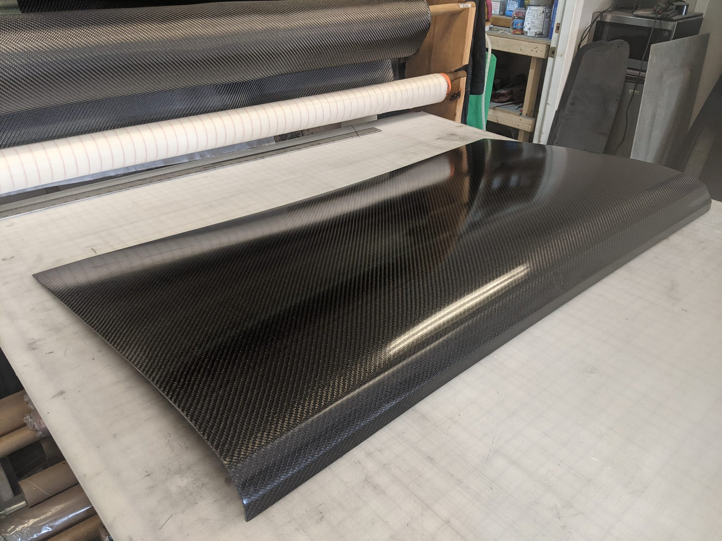 65 - 66 Mustang Coupe Carbon Fiber Deck Lid
