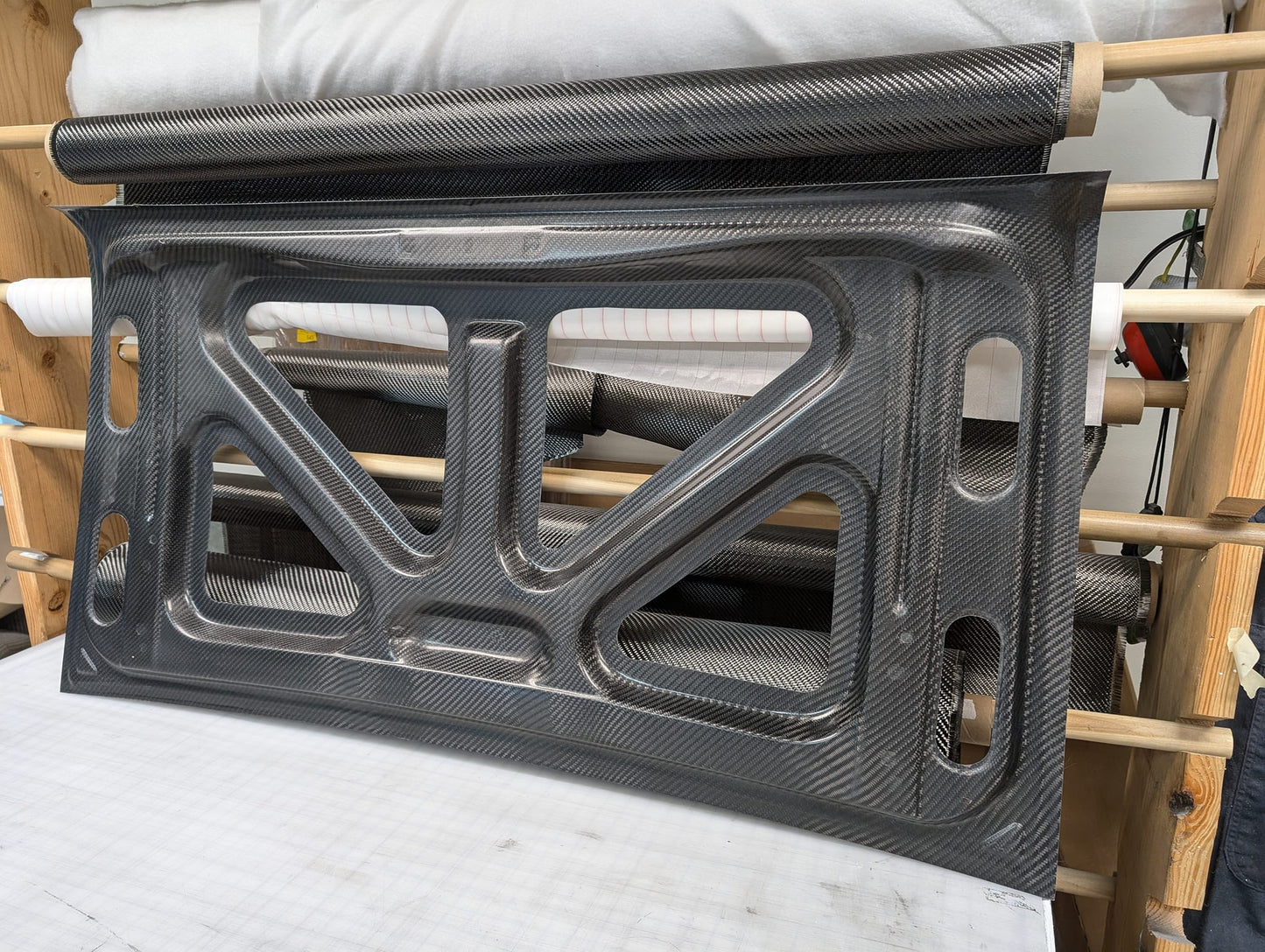 65 - 66 Mustang Coupe Carbon Fiber Deck Lid