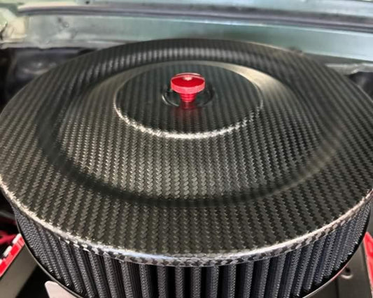 14" Carbon Fiber Air Cleaner Cover