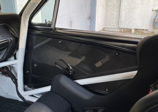 67 - 68 Mustang Carbon Fiber Door Cards (Pair)