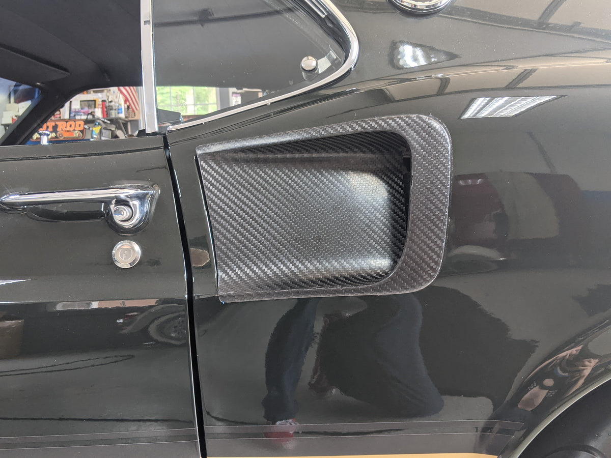69 Mach 1 Carbon Fiber Side Scoops (Pair)