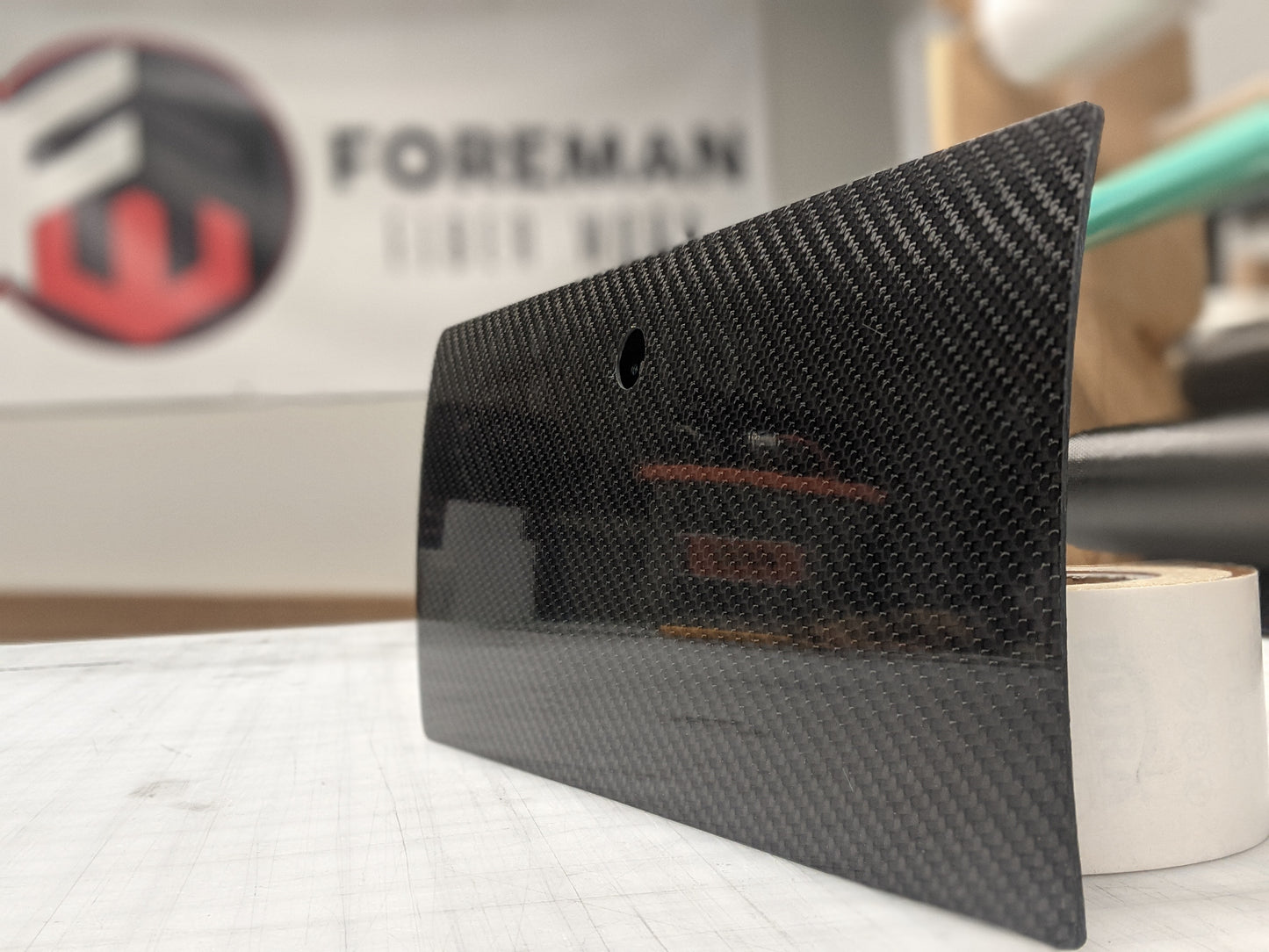 67 - 68 Mustang Carbon Fiber Glove Box Door