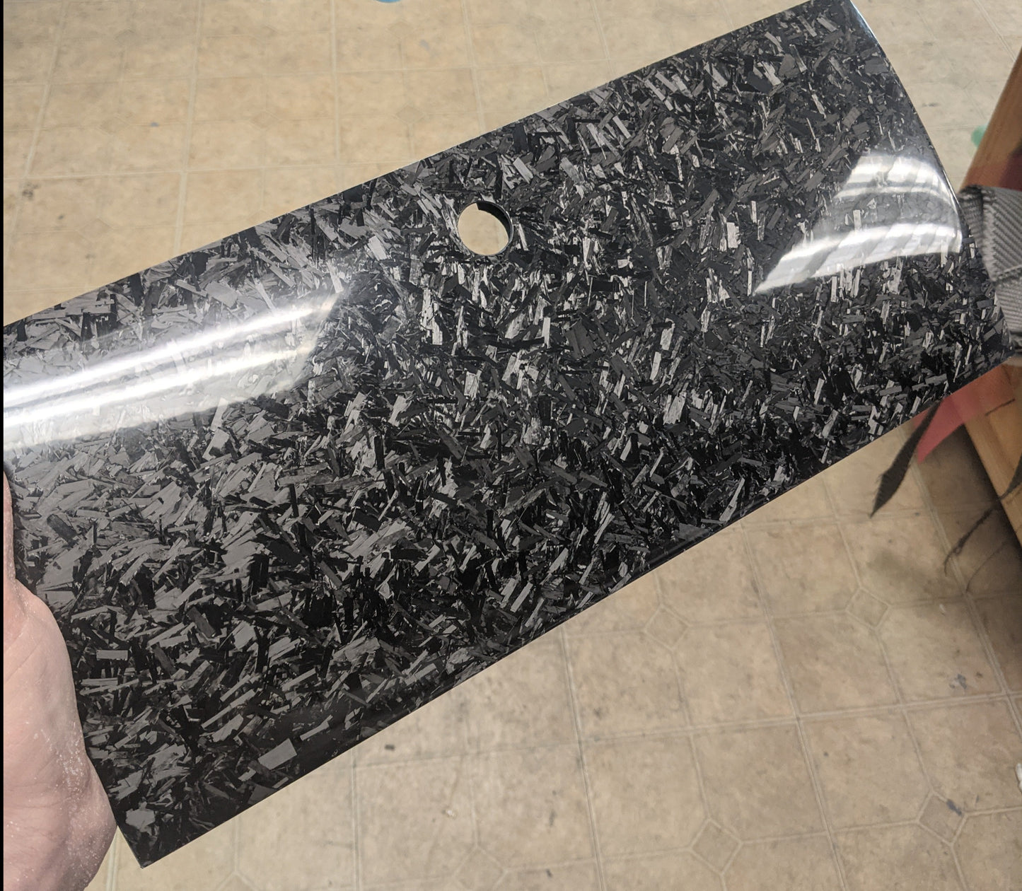 67 - 68 Mustang Carbon Fiber Glove Box Door