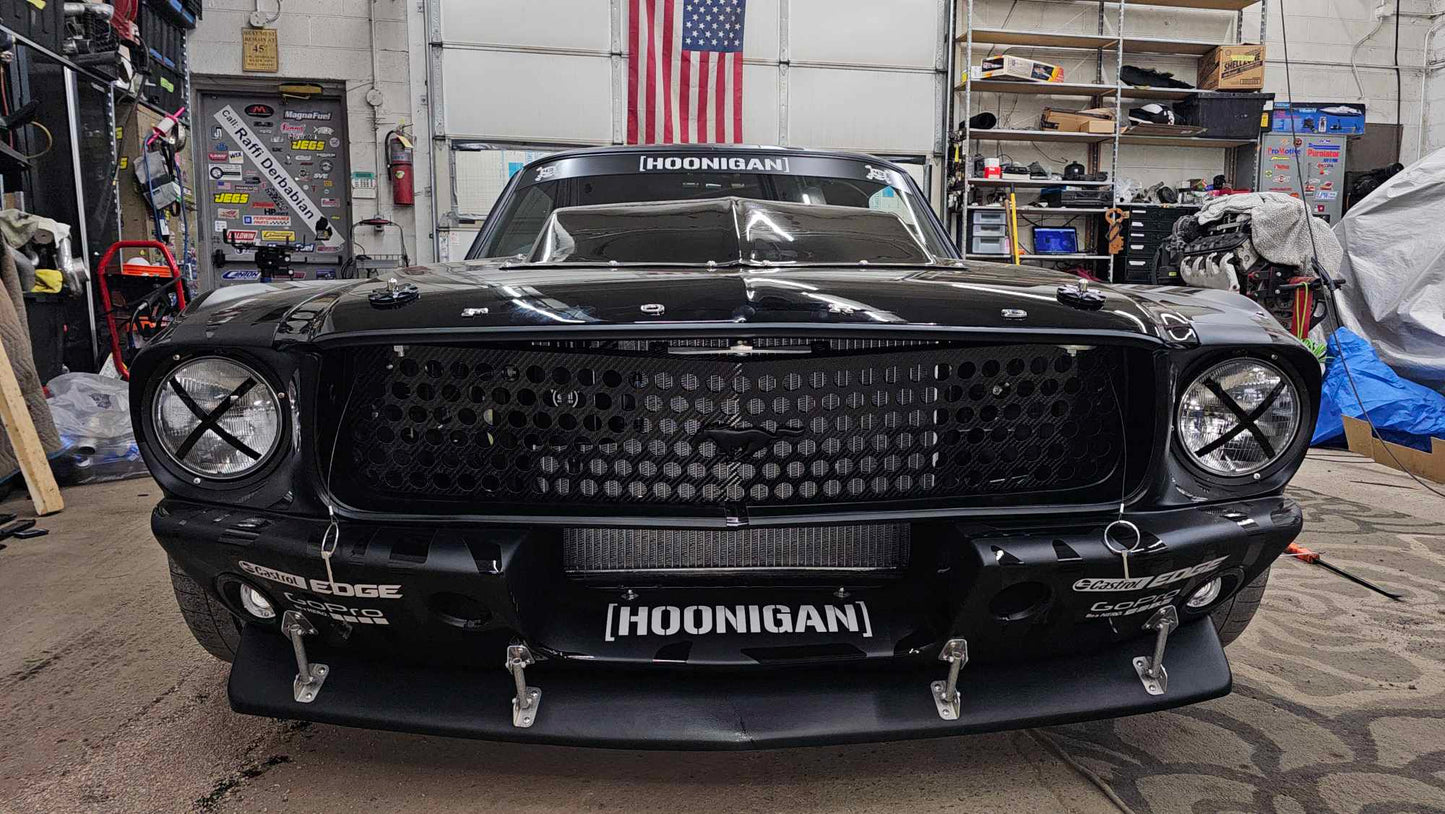 67- 68 Mustang Carbon Fiber Hoonigrill