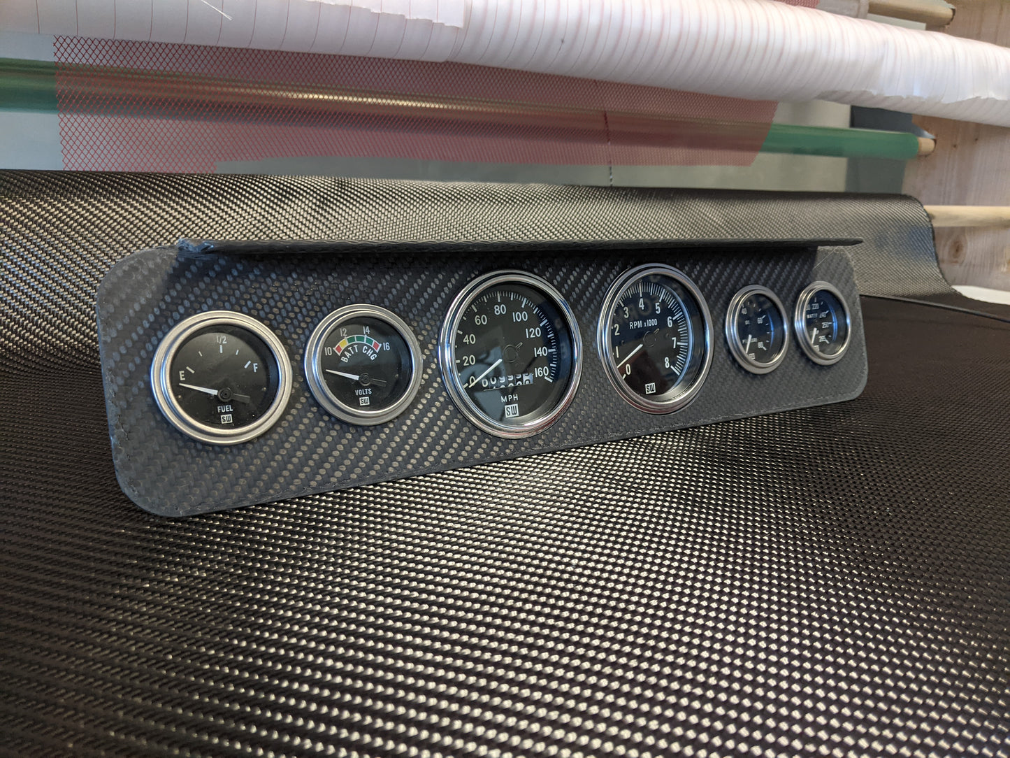 Carbon Fiber GT350R Dash Panel
